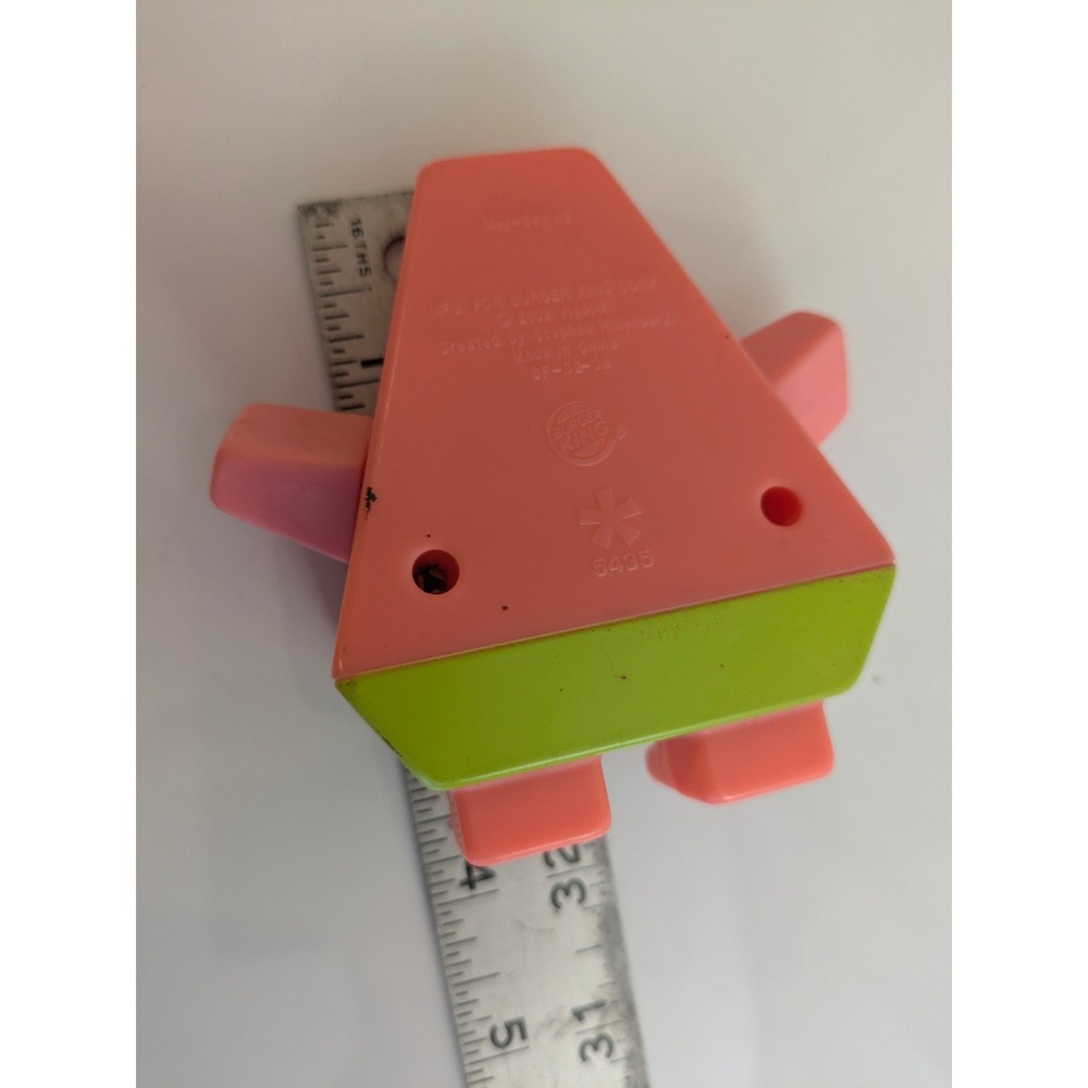 SpongeBob SquarePants Patrick Star Figure Lot 3 Burger King 2009 Karate Toy - Picture 5 of 5